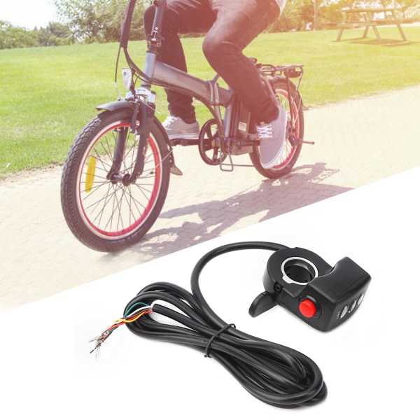 Elektrisk scooter 48V syre Elektrisk mengde Display EBicycle Tommel Gasshåndtak med frontlysknapp
