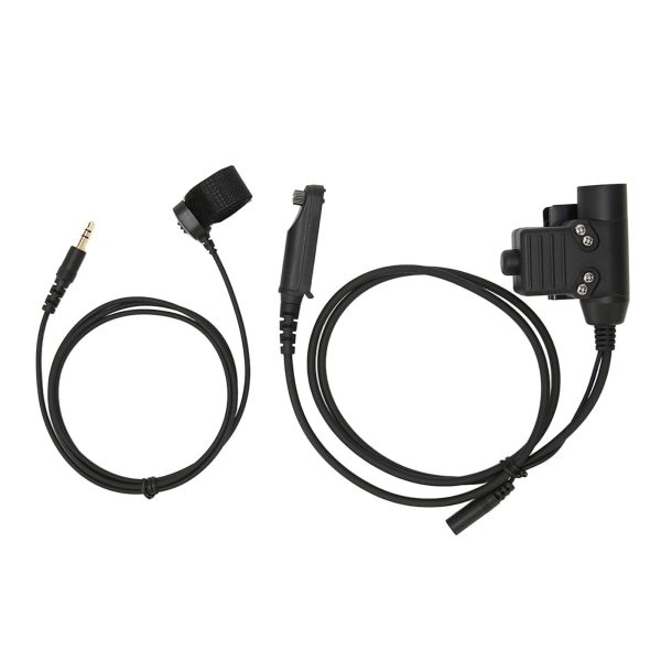 U94 PTT Adapter Kabel Walkie Talkie Headset Adapter med Key Line Fit for UV XR UV 9R
