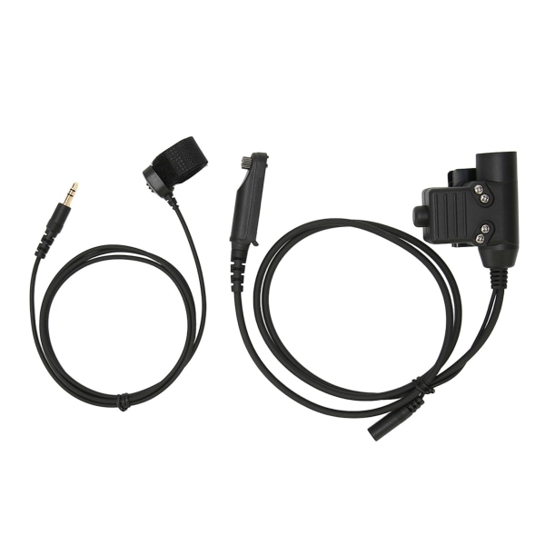 U94 PTT Adapter Kabel Walkie Talkie Headset Adapter med Key Line Passning för UV XR UV 9R