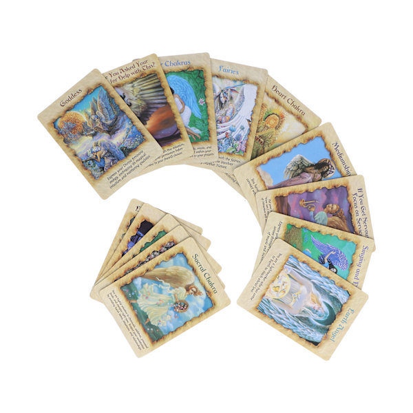 Divinasjonskort Hologrampapir Engelsk Språk Tarotkort Interaksjon Brettspillkort