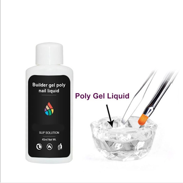 45ml kynsienpidennyksen geeliliuos Nopea geeliliukastusliuos Kynsienpidennyksen geeliliuos Kynsigeelirakentaja kynsiart