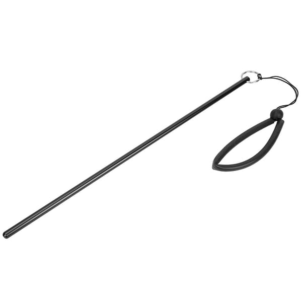 Dykning Tickle Pointer Stick af aluminiumslegering med måling og lanyard (sort)