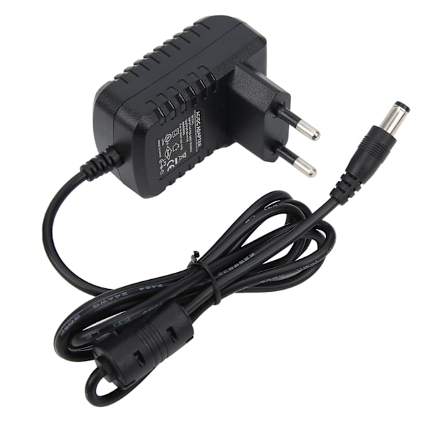 Effektpedal Power 9V 1A för elgitarr Orgel Keyboard Förstärkare 100‑240VEU Plugg