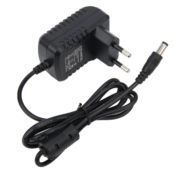 Effektpedal strømforsyningsadapter 9V 1A for elektrisk gitarorgel Keyboardforsterker 100‑240VEU Plugg