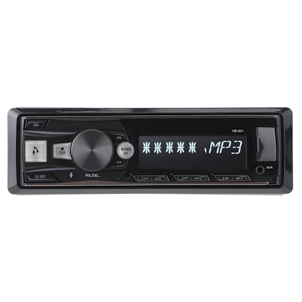 12V Auton FM-radio Bluetooth MP3-audiosoitin, tukee AUX USB -kaukosäädintä irrotettavalla paneelilla