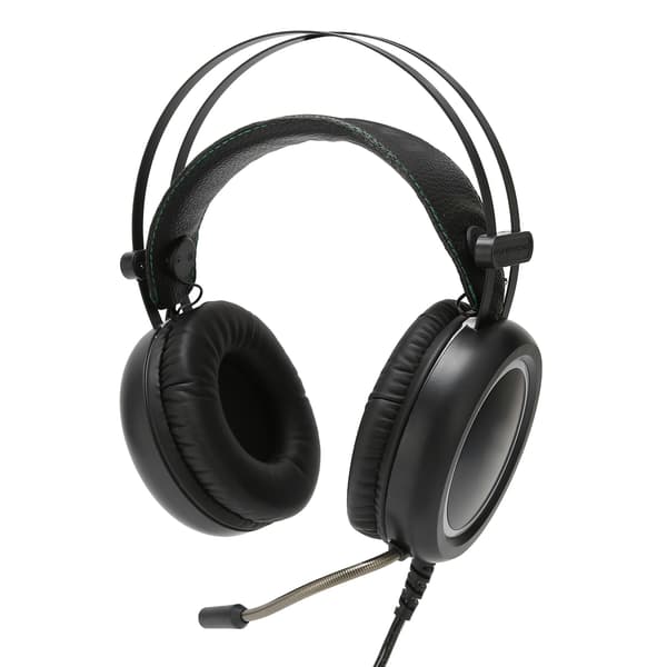 H1 Gaming Headset 7.1 Virtuell Surround RGB-effekter Multifunksjonelle Over-Ear Hodetelefoner for PC