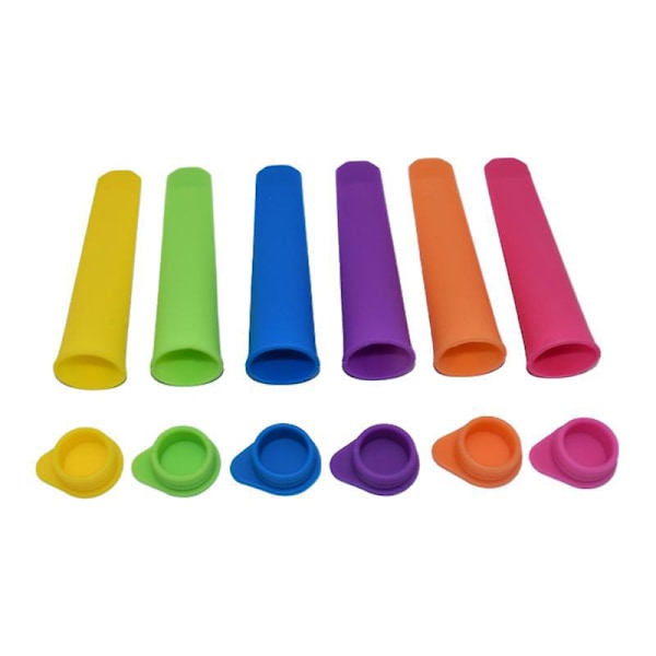 Silikon Popsicle Form - Glassform, Ispinnar Formar Med Lock, Livsmedelsgodkänd, BPA-fri - Popsicle Maker För Dina Barn (6st)