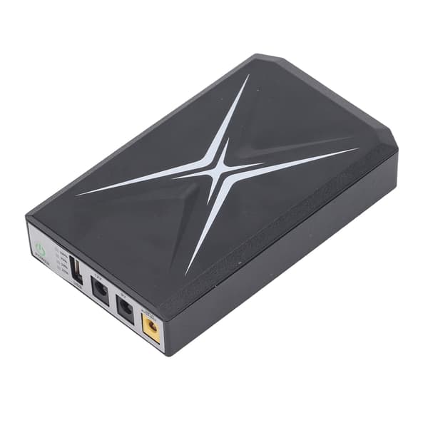 Mini UPS Batteribackup 10400mAh Avbrottsfri Strömförsörjning för Säkerhetskamera Router WiFi