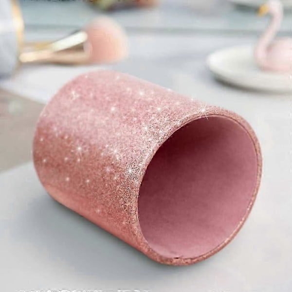Multifunktionell Sminkborstförvaringskopp för Hushåll (Rosa) 1 Styck