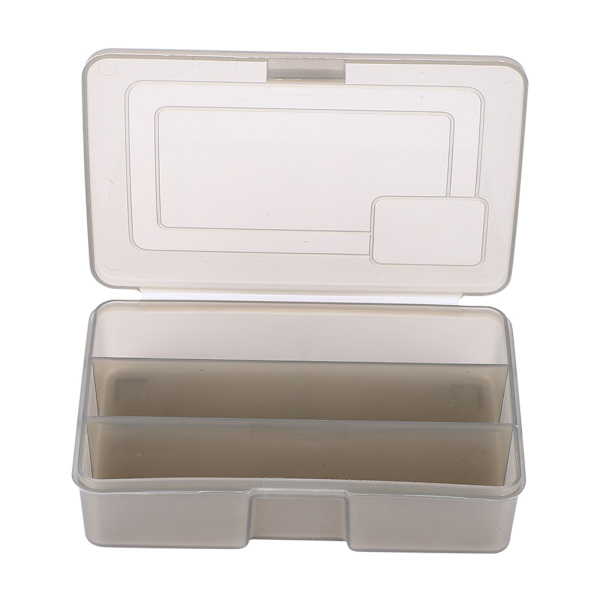 3 Grids lokker Opbevaringsboks Fiskegrej Container Ske Krog Agn Tackle Case