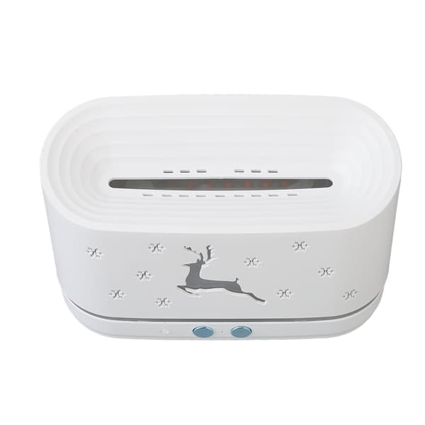 Flammemønster Luft Aroma Diffuser Luftfukter Stor Kapasitet Tank Stille Automatisk Luftfukter Hjemmedekorasjon 5V 2A