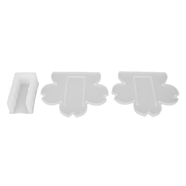 Blomsterformet Epoxy Vaseform DIY Gjenbrukbar Sterk Fleksibilitet Høy Elastisitet Harpiks Støpeform