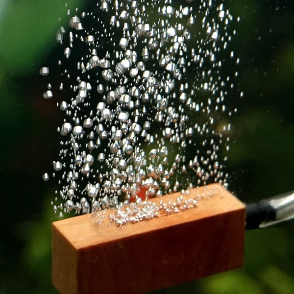 2 stk/sett Naturlig tre luftboble stein diffuser for akvarium fisketank (S)