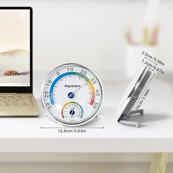 Hygrometer Termometer Analog Monitor för Inomhus och Utomhus, Babyrum, Växthus