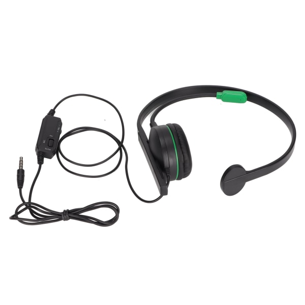 S481 Single Ear Gaming Headset 3,5 mm Stereo Wired One Ear Headset med mikrofon og in Line Control for PS4 for Xbox One