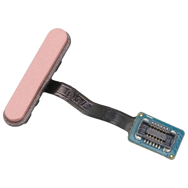 Hemknappskabel Telefon Fingeravtryck Touch Identifiering Flexkabel för S10E G970 Ersättning Rosa