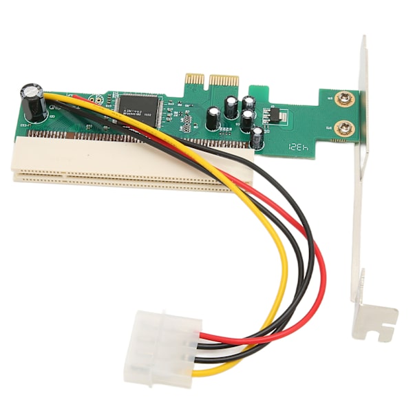 PCI Express til PCI-adapterkort 2,5 Gbps Dataoverførsel 4-benet strømforbindelse Plug and Play PCI Express-udvidelseskort