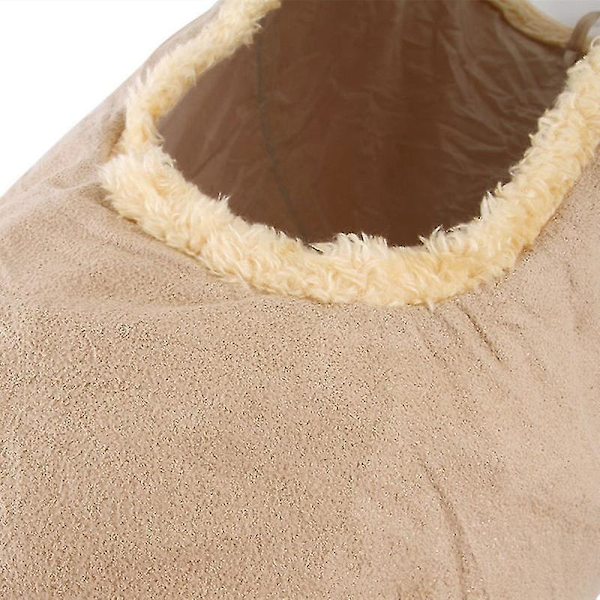 2-pack slitstark mocka, hopfällbar katttunnel med Crinkle Hideaway och bollleksak i kaki och grått