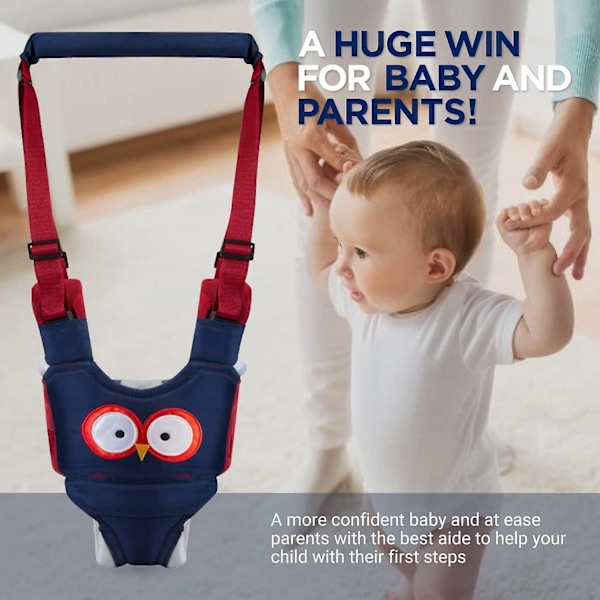 Baby Walking Harness Handhållen Toddler Walker Assistent Bälte Stöd för Spädbarn som Lär sig Gå