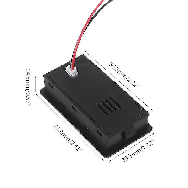Batterikapacitetsindikator Tester til Bil Motorcykel - DC 7-68V 12V 24V 48V 60V Blå