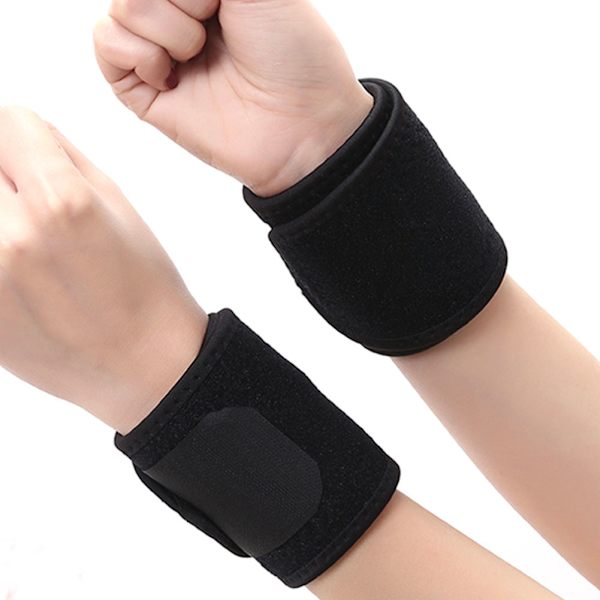 1 pari Magneettiterapia Itsekuumeneva Ranneke Urheilu Unisex Rannetuki Suoja