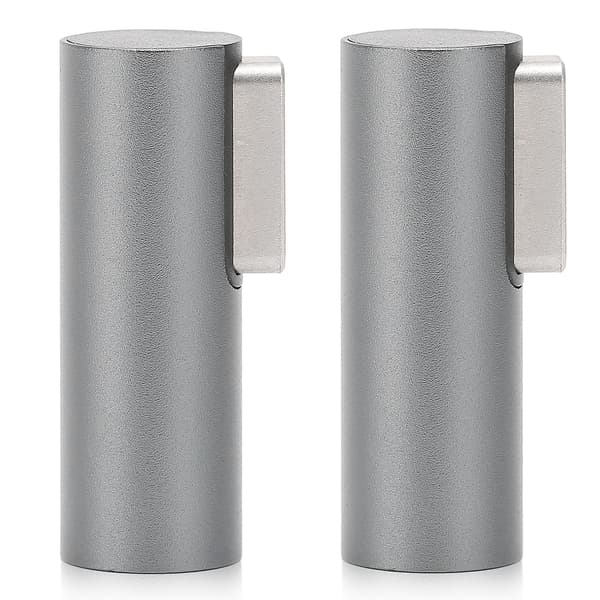 2 STK DC Hun til Magsafe 1 Adapter Maksimal Understøttelse 5A 18,5-20V Strøm PD Opladning Magnetisk L-Tip Adapter med Indikator