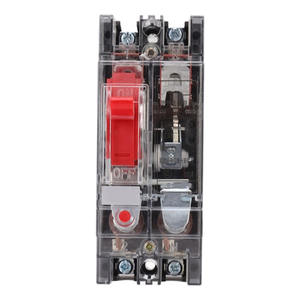 Circuit Breaker Flame Retardant Transparent PC Shell Copper Conductor Circuit Breaker 220V 2P 40A