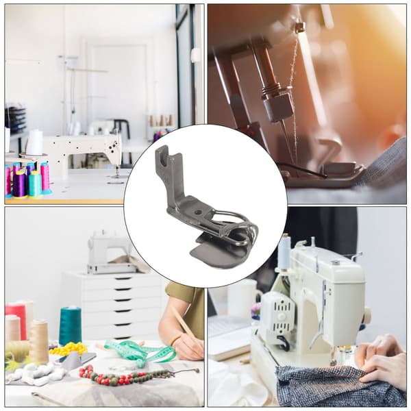Trykfod helt i stål 3-foldet sømfod tilbehør til industriel symaskine 4903591/16