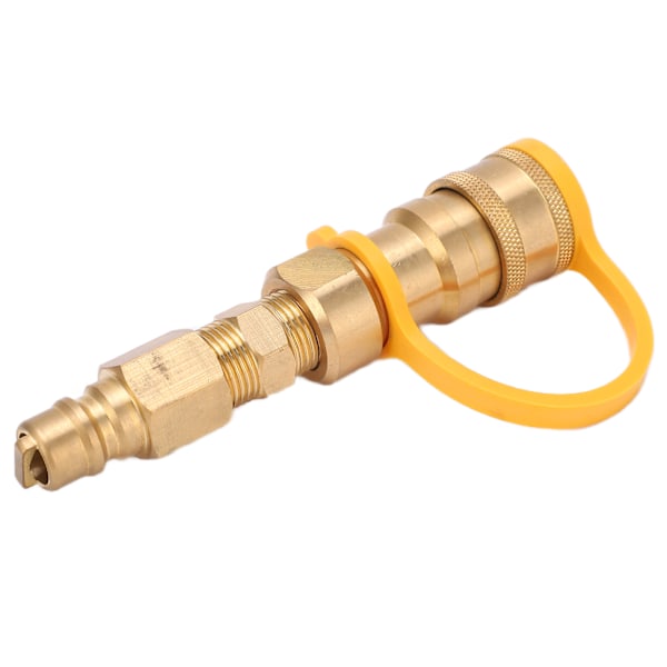 Propantankadapter 3/8 tommer kompakt holdbar propankobling tilbehør for hjemmebruk