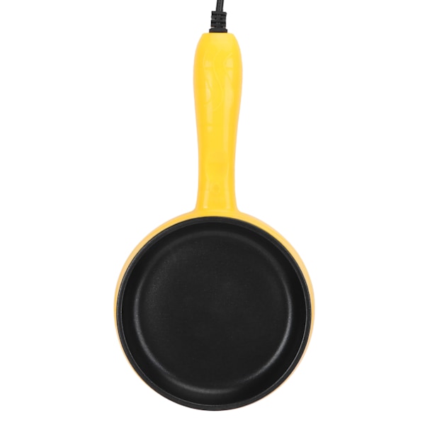 350W Mini Stekpanna NonStick Stekt Biff Pannkaka Äggpanna med Träspatel EU-kontakt 220V