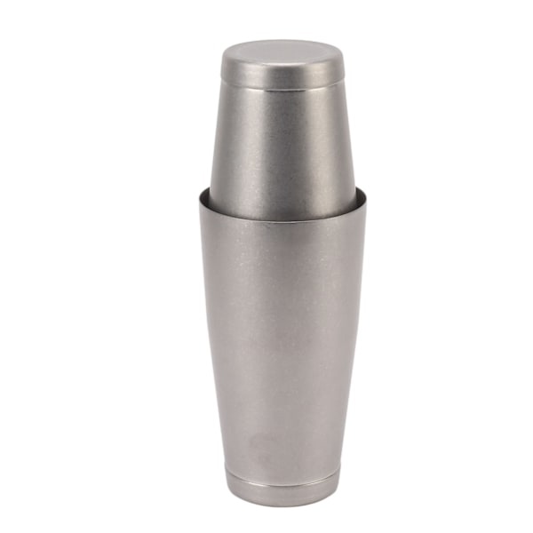 304 Rustfrit Stål Cocktail Shaker 2 Sektioner Bartending Mixer Bar Vinkop Shaker Antik Finish med Bundkop