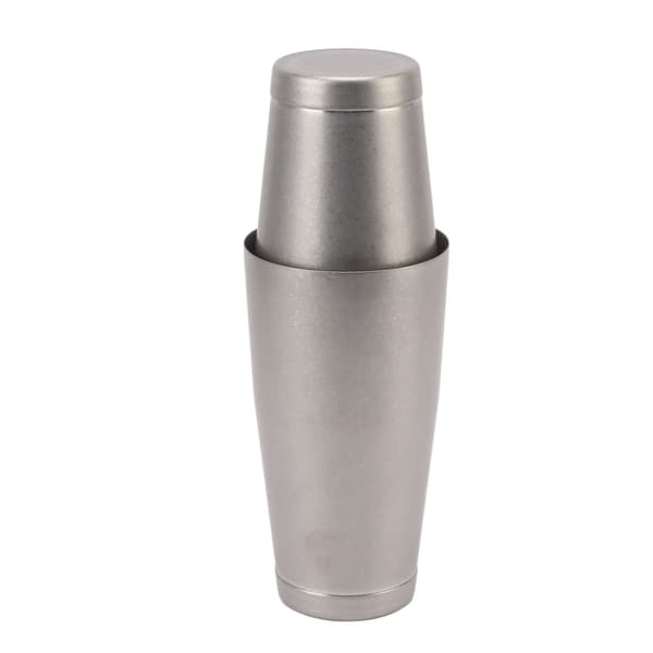 304 rustfritt stål cocktailshaker 2-delt bartenderblander Barvinkoppshaker Antikk finish med bunnkopp