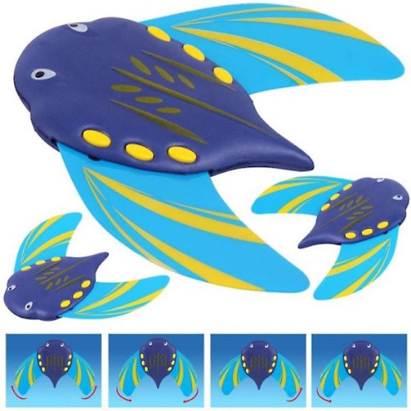 Stingray Glider - Vandlegetøj til Pool med Justerbare Finner (Enkeltpakke)