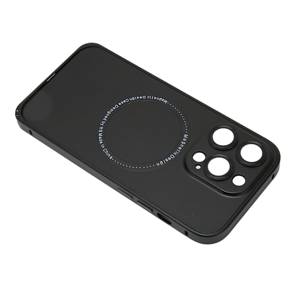 Magneettinen phone case kameran linssisuojalla Kännykän matkapuhelimen cover MagSafe Blackille iPhone 14 Pro