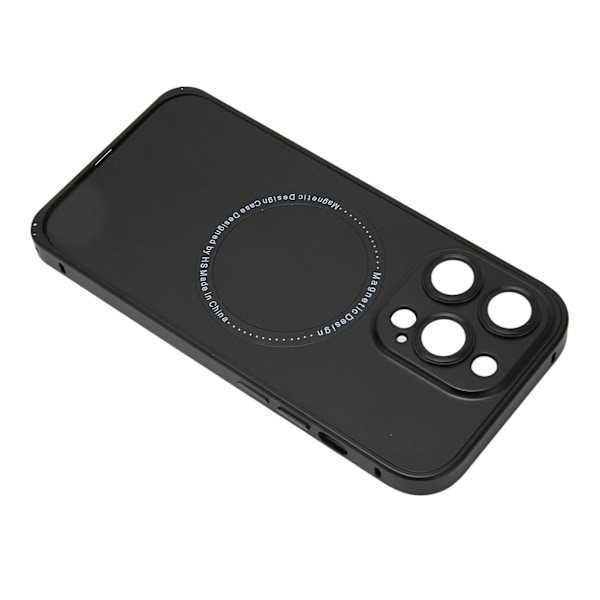 Magnetiskt phone case med kameralinsskydd Cover för MagSafe Black for IPhone 14 Pro