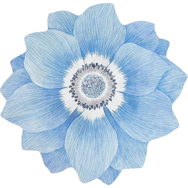 Badeværelsestæpper Sødt Tusindfryd Bademåtte Blomstertæppe Skridsikker Gulvmåtte Seng Side Tæppe Skridsikre Badeværelsestæpper, 60*60cm