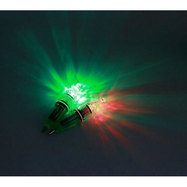 5-osainen setti 4,7 tuumaa (noin 11,9 cm) syvä ja supervedenpitävä LED-kalastusvalo diskovilkku 7