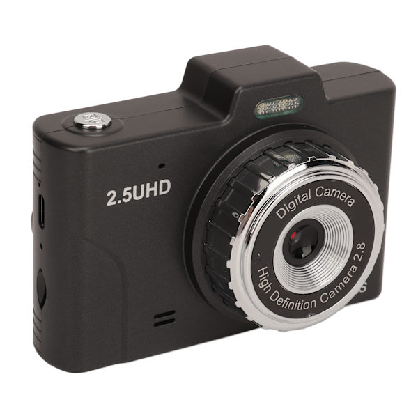 48MP HD-kamera 2,8 tum IPS-skärm Ögonvänlig Bärbar digitalkamera Barn Digital CCD-kamera Svart