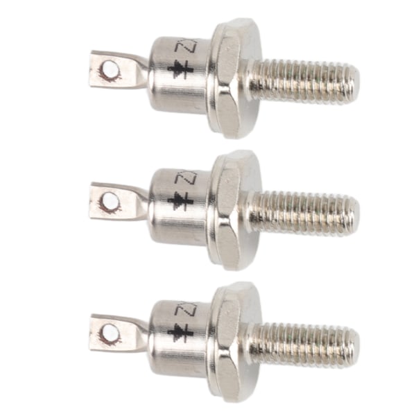 3 stk. ensretterdiode spiral 25A jern høj hårdhed spiral ensretter modul udskiftning for generator katode