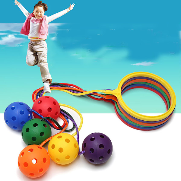 Tilfeldig barn hoppende ball ankel hopp ball sving hopp ball for barn voksne
