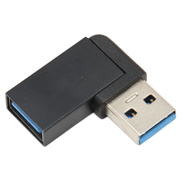 USB 3.0 Hun til Han Adapter Professionel Høj Hastighed 90 Graders Albue USB 3.0 Forlænger til Computer Laptop