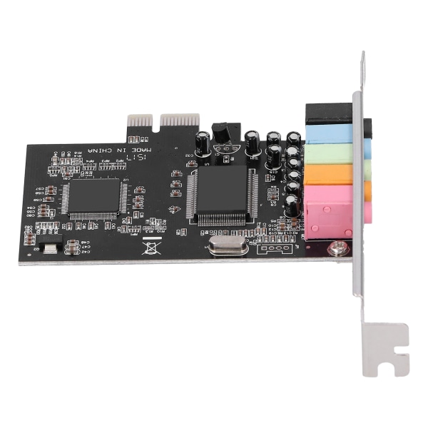 PCI-E 5.1 ​​-äänikortti CMI8738 Chip Stereo Audio Card -tuki Windows 7:lle pöytätietokoneelle