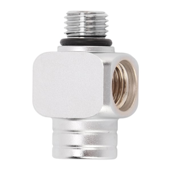 Messing Forkromet Scuba Dykning Første Trin Høj Tryk 1 til 3 Adapter Høj Tryk Enhed Adapter 7/16‑20