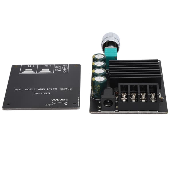 1002L 100Wx2 Bluetooth 5.0 Effektförstärkarkortsmodul med volymkontrollratt