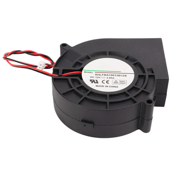12V puhallin DC12V 2.85A 5400RPM harjaton kestävä PBT lasikuitukupari jäähdytyspuhallin reitittimen moottorilaitteeseen