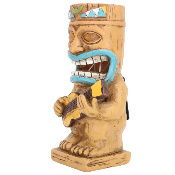 Totem Statuer Solcellelys Harpiks Hage Solcellelys Ornament For Utendørs Hjem Plen Hage