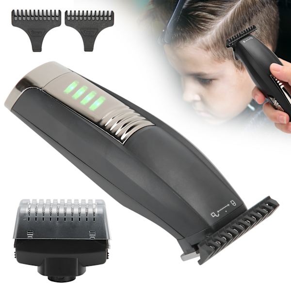 2 i 1 hår skäggklippare Trimmer USB sladdlös professionell salong hårklippningsverktyg