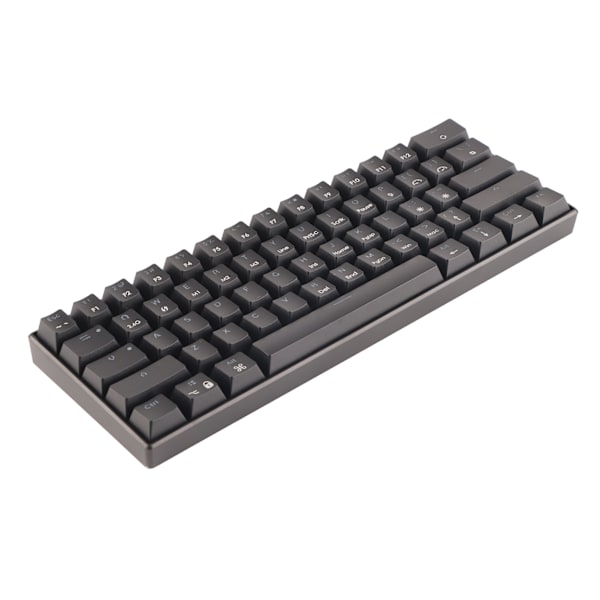Mekanisk tangentbord 61 tangenter Tre lägen Stöd Trådlös Bärbar Ergonomisk Laddningsbart Batteri Speltangentbord Grön axelkropp