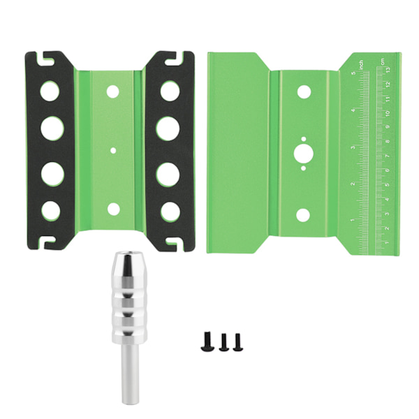 Rotationsreparationsstations-samleplatform-arbejdsstander til 1/8 1/10 RC-modelbil (grøn)