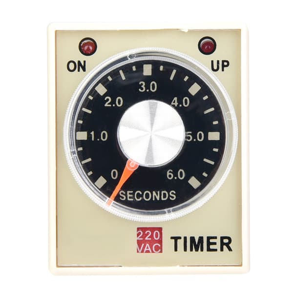 AH3-3 Strømforsinkelsestimer Tidsrelæ AC 220V 50/60Hz(6S)